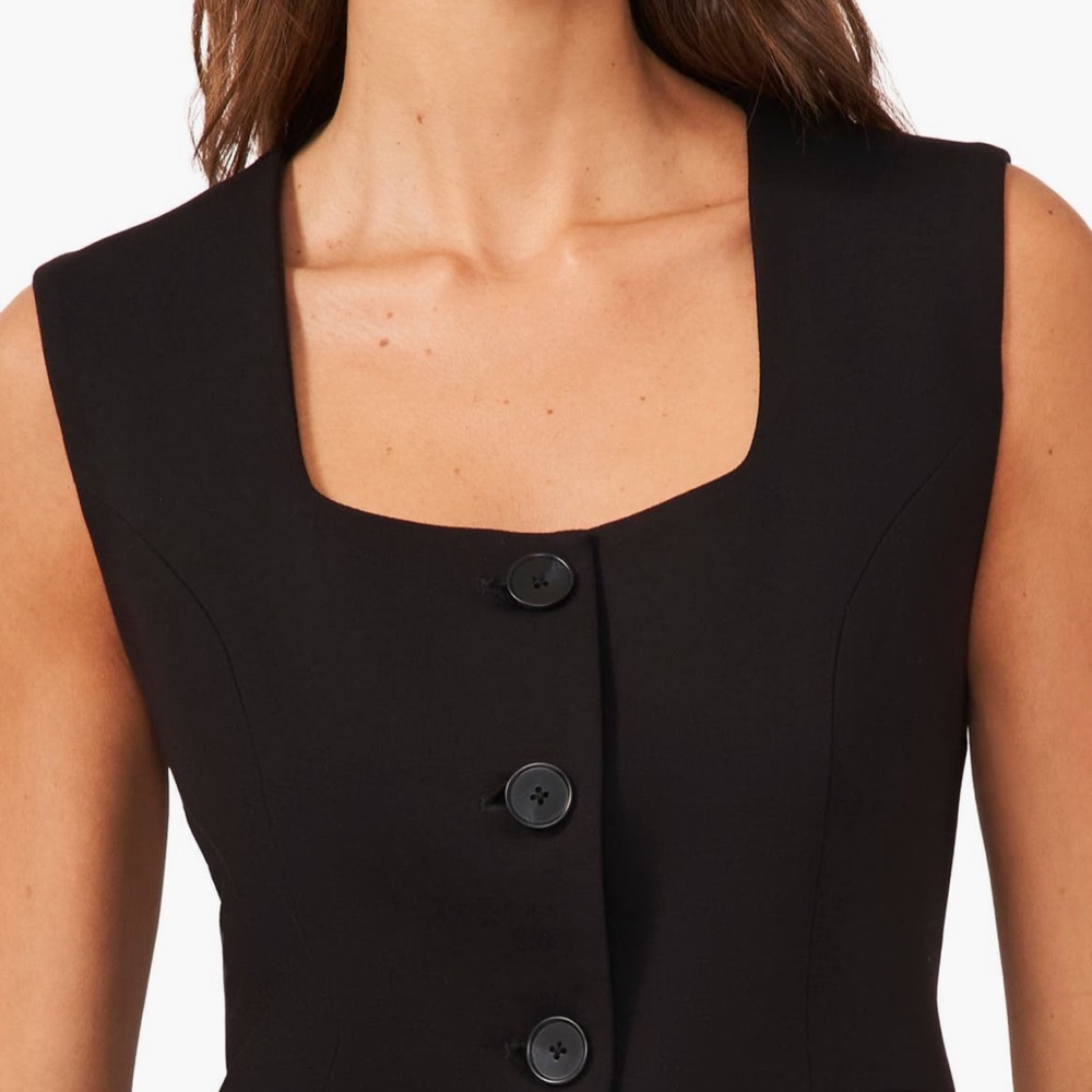 Halogen Black Sleeveless Blouse